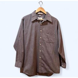 Etienne Aigner Men’s 16 1/2 32/33 Gray Long Sleeve Button Up Shirt